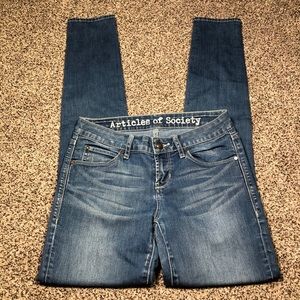 Articles of Society Mya Vintage Skinny Jeans Sz 24